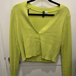 H&M Cropped Cardigan Sweater